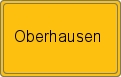 Ortsschild von Oberhausen