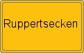 Ortsschild von Ruppertsecken