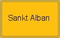 Ortsschild von Sankt Alban