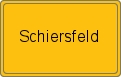 Ortsschild von Schiersfeld
