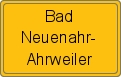 Ortsschild von Bad Neuenahr-Ahrweiler