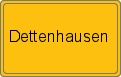 Ortsschild von Dettenhausen