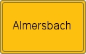 Ortsschild von Almersbach