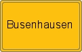 Ortsschild von Busenhausen