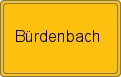 Ortsschild von Bürdenbach