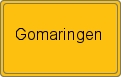 Ortsschild von Gomaringen