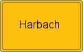 Ortsschild von Harbach