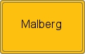 Ortsschild von Malberg