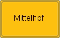 Ortsschild von Mittelhof