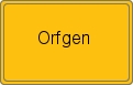 Ortsschild von Orfgen