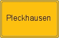 Ortsschild von Pleckhausen