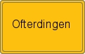 Ortsschild von Ofterdingen