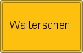 Ortsschild von Walterschen