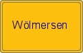 Ortsschild von Wölmersen