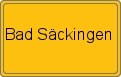Ortsschild von Bad Säckingen
