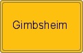 Ortsschild von Gimbsheim