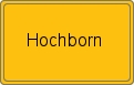 Ortsschild Hochborn