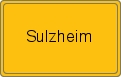 Ortsschild von Sulzheim