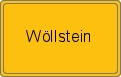 Ortsschild von Wöllstein