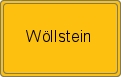 Ortsschild Wöllstein