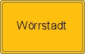 Ortsschild von Wörrstadt