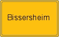 Ortsschild von Bissersheim