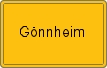 Ortsschild von Gönnheim
