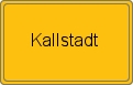 Ortsschild von Kallstadt