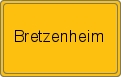 Ortsschild von Bretzenheim