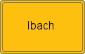 Ortsschild von Ibach