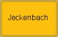Ortsschild von Jeckenbach