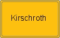 Ortsschild von Kirschroth