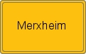 Ortsschild von Merxheim