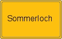 Ortsschild von Sommerloch