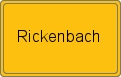 Ortsschild von Rickenbach
