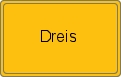 Ortsschild von Dreis