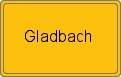 Ortsschild von Gladbach