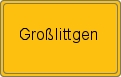 Ortsschild von Großlittgen