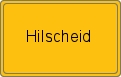 Ortsschild von Hilscheid