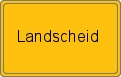 Ortsschild von Landscheid