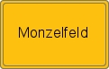 Ortsschild von Monzelfeld