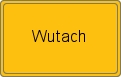 Ortsschild von Wutach