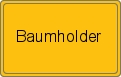 Ortsschild von Baumholder