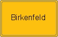 Ortsschild von Birkenfeld