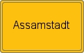 Ortsschild von Assamstadt