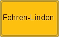 Ortsschild von Fohren-Linden