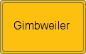Ortsschild von Gimbweiler