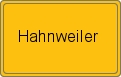 Ortsschild von Hahnweiler