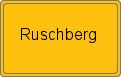 Ortsschild von Ruschberg