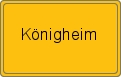 Ortsschild von Königheim